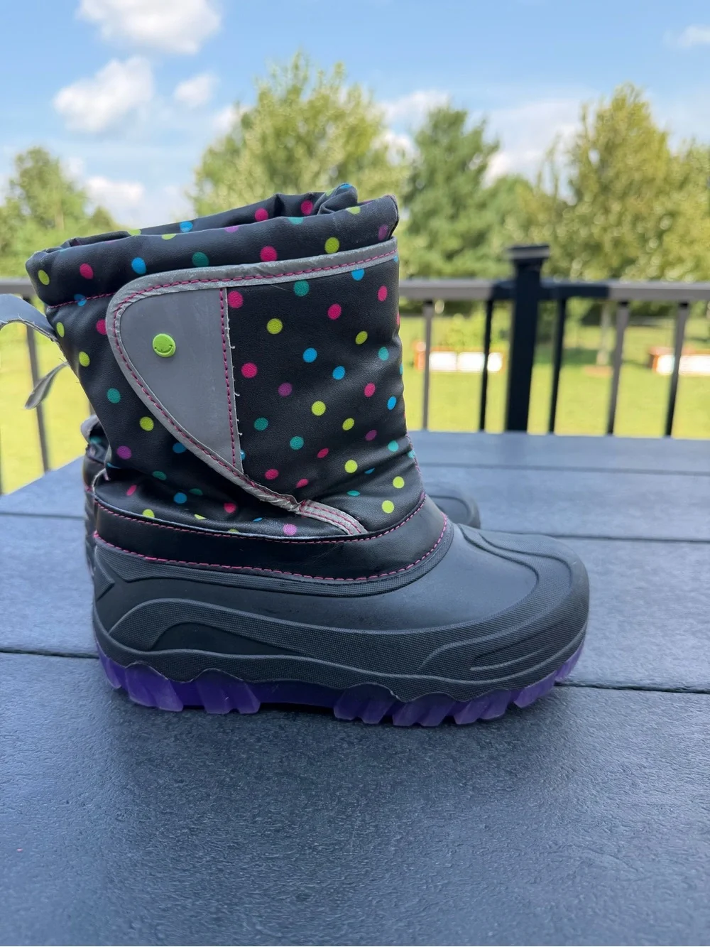 Kids Waterproof Winter Snow Boots | Size 3 | Insulated